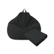 Κάλυμμα καρέκλας Black Folding Bean Bag